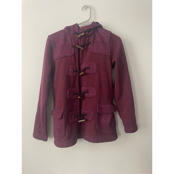 Patagonia Jackets & Blazers - Patagonia Small Womens Large Button Purple Red Winter Coat